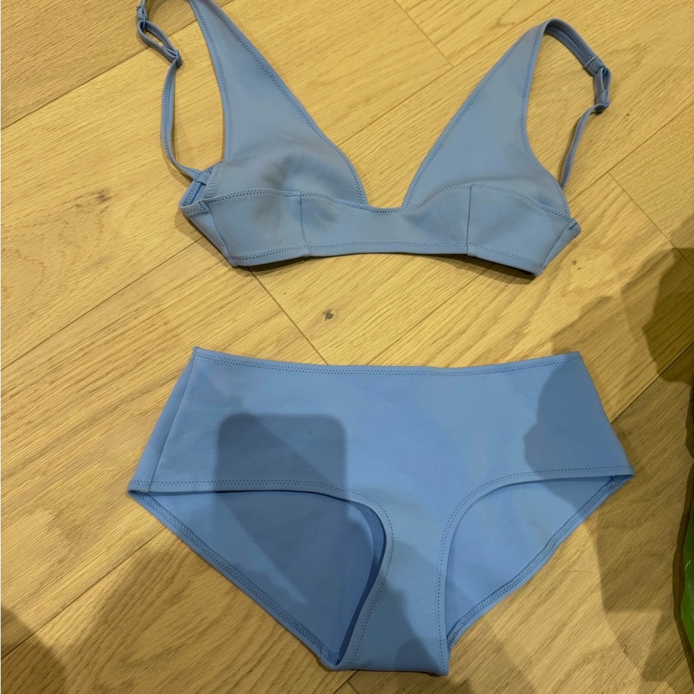 COS blue Bikini Set Size US 4